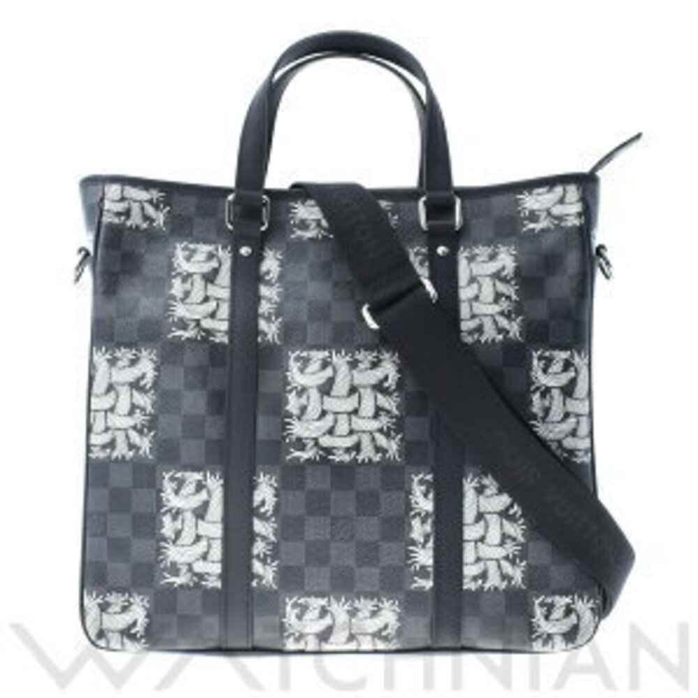 Louis Vuitton Damier Graphite Black Tadao Christopher Nemeth Black Tote Bag
